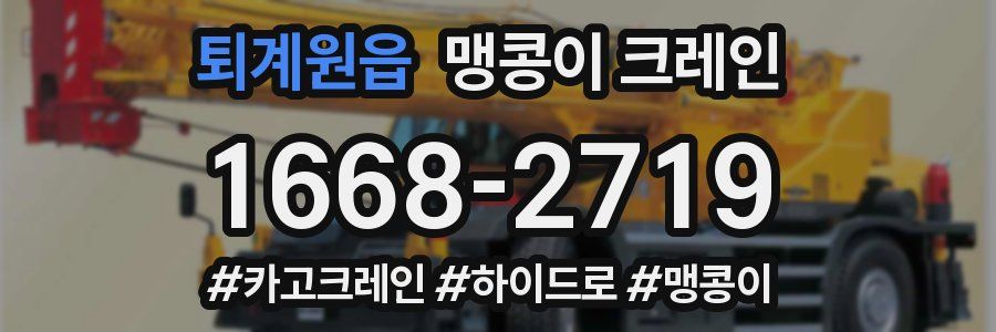 퇴계원읍 맹콩이 크레인