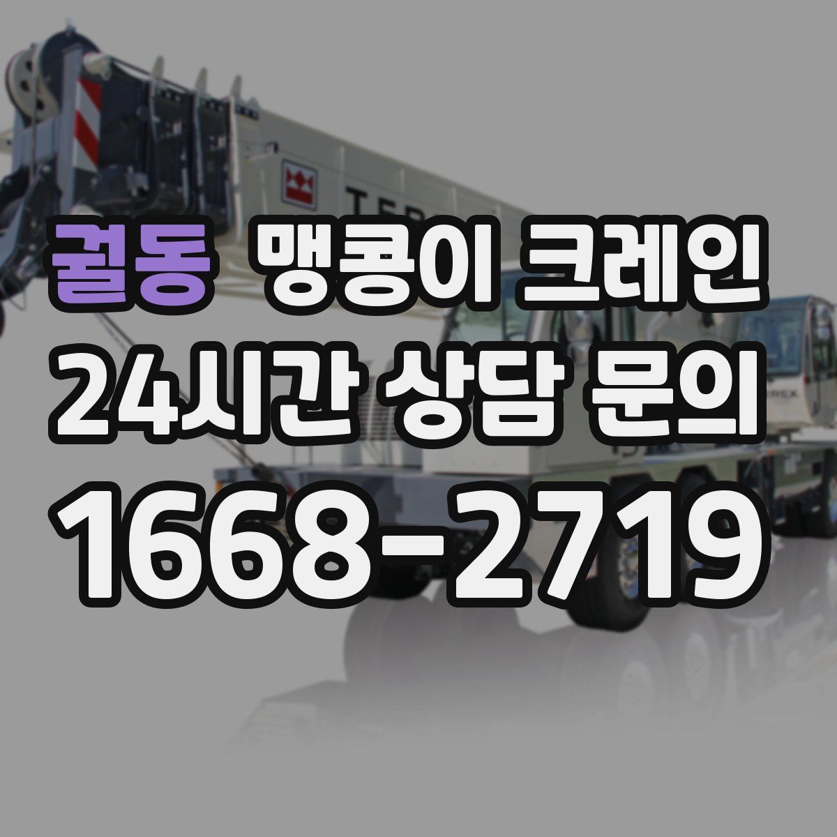 궐동 맹콩이 크레인