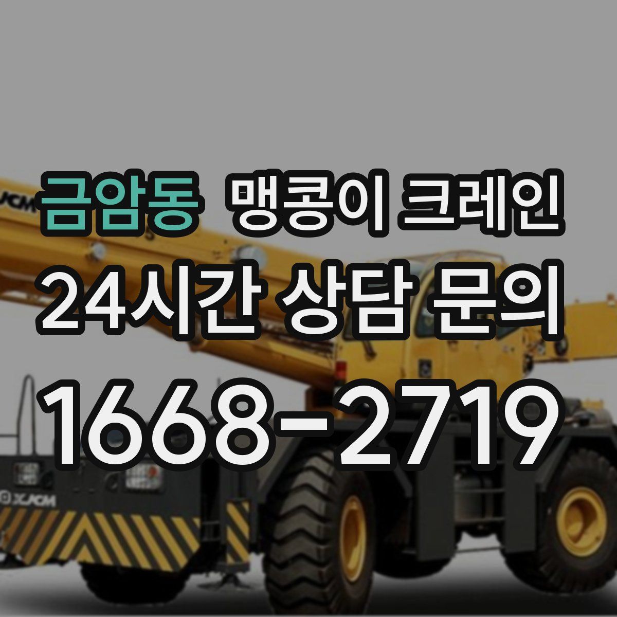 금암동 맹콩이 크레인