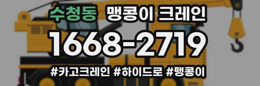 수청동 맹콩이 크레인
