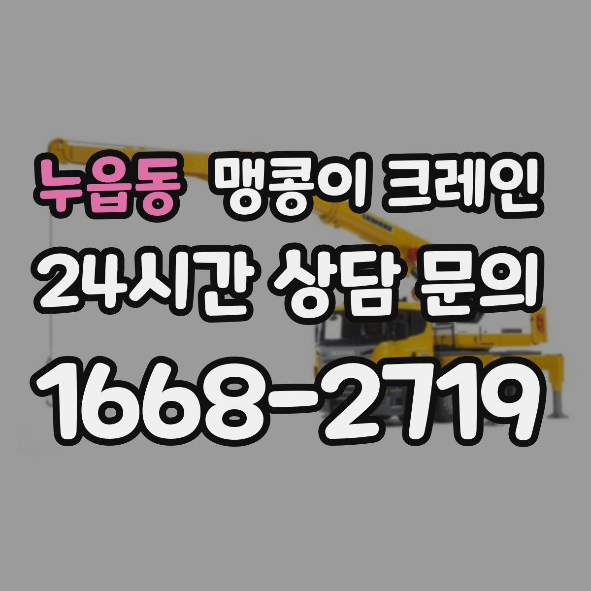 누읍동 맹콩이 크레인 작업 중 공장 가동을 멈추지 않는 방법