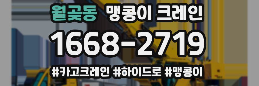 월곶동 맹콩이 크레인