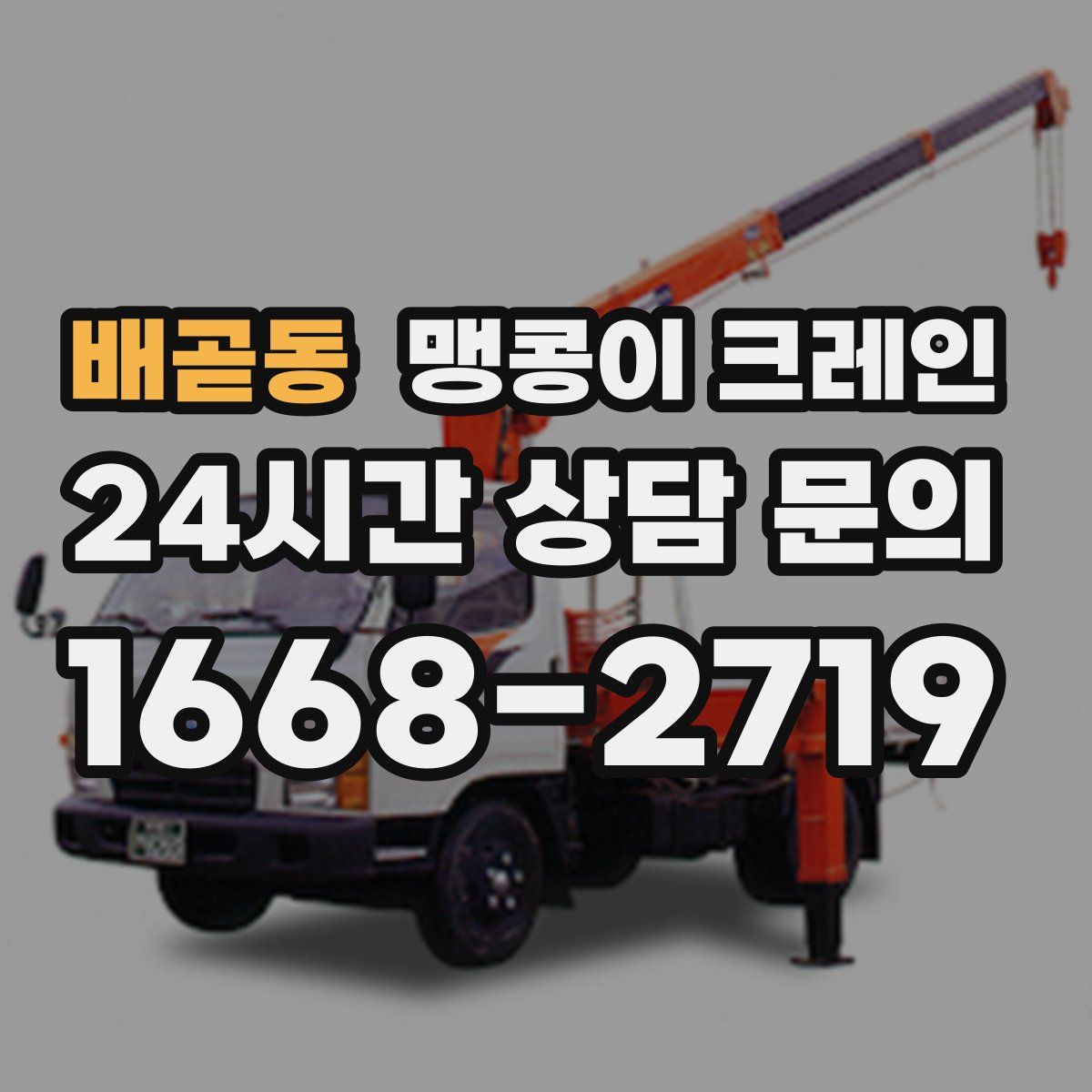 배곧동 맹콩이 크레인