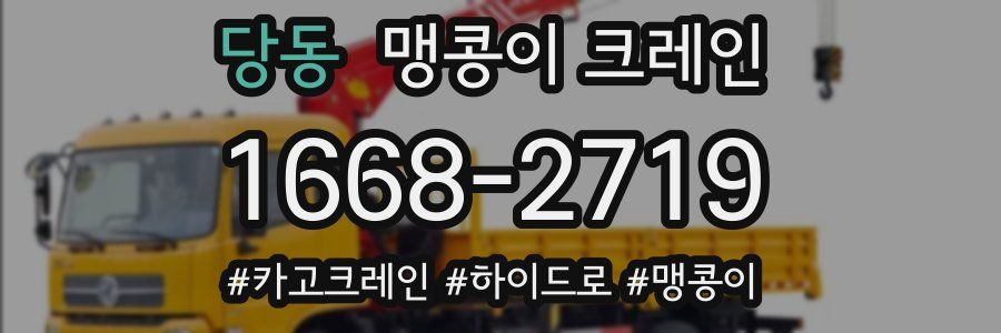 당동 맹콩이 크레인