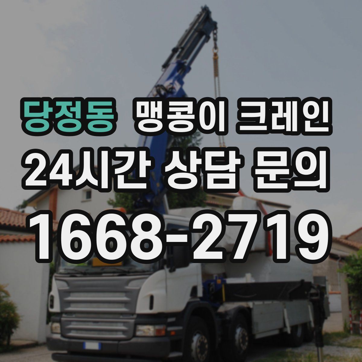 당정동 맹콩이 크레인