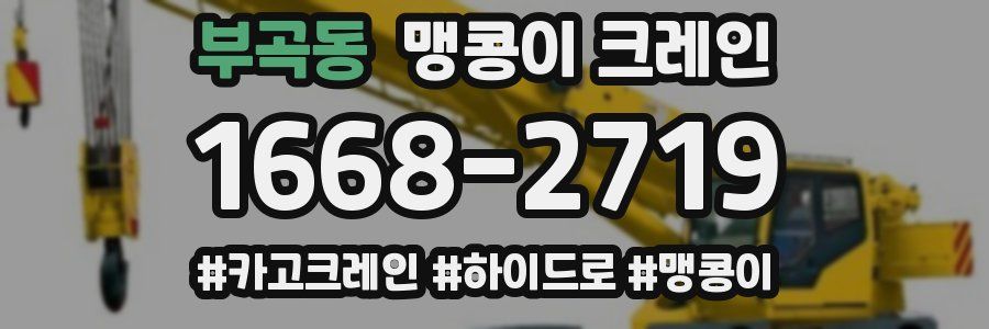 부곡동 맹콩이 크레인