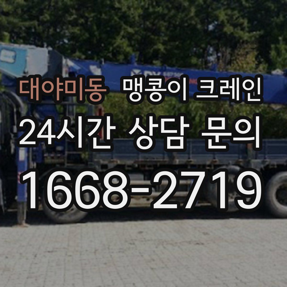 대야미동 맹콩이 크레인