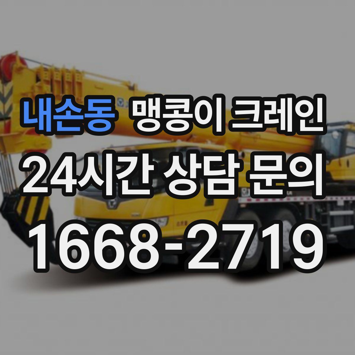 내손동 맹콩이 크레인