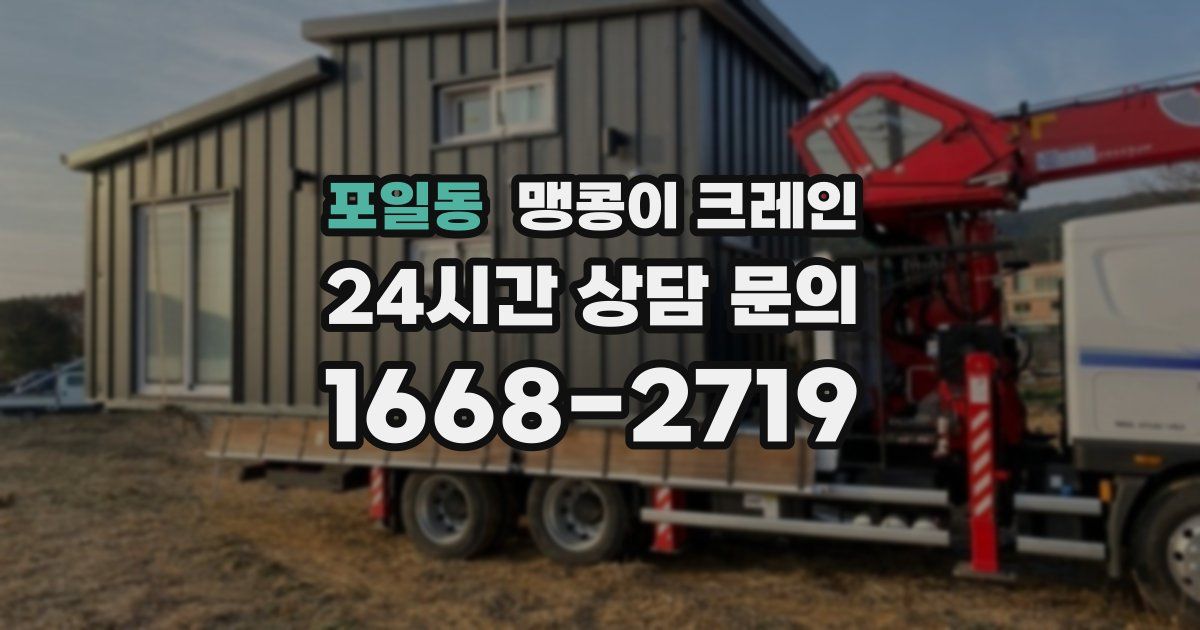 포일동 맹콩이 크레인