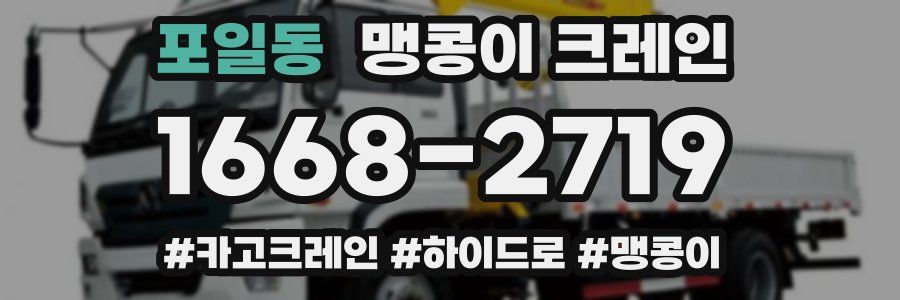 포일동 맹콩이 크레인