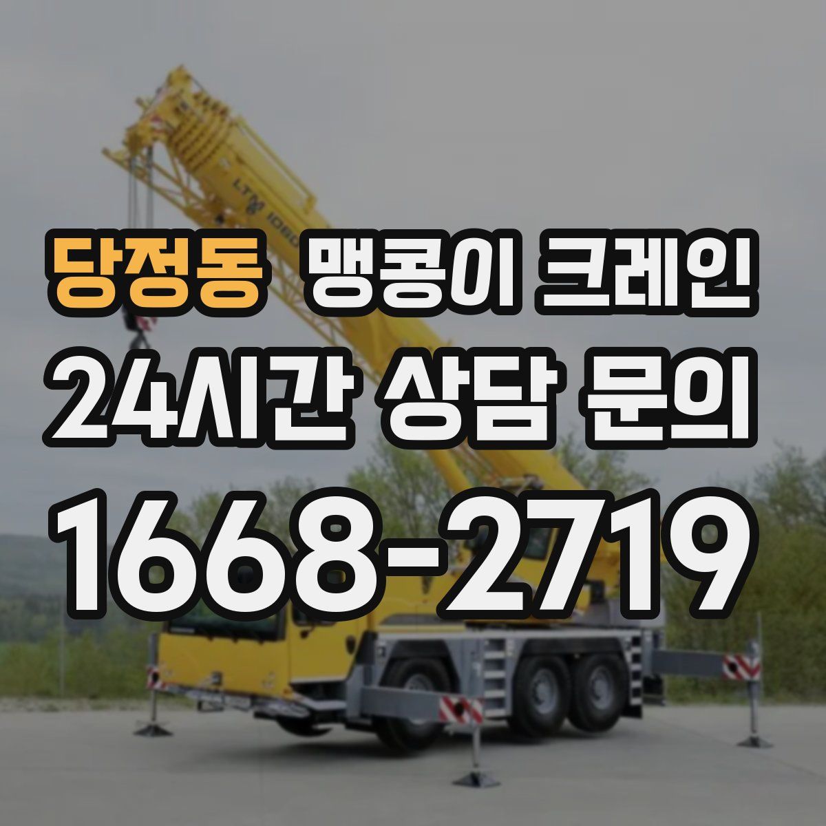 당정동 맹콩이 크레인