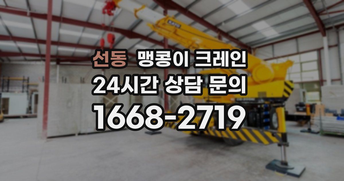 선동 맹콩이 크레인
