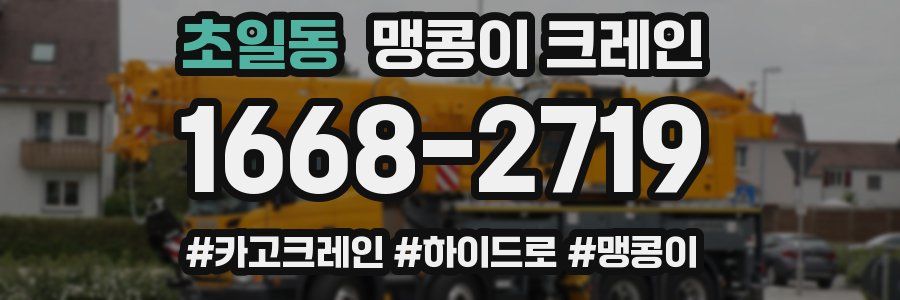 초일동 맹콩이 크레인