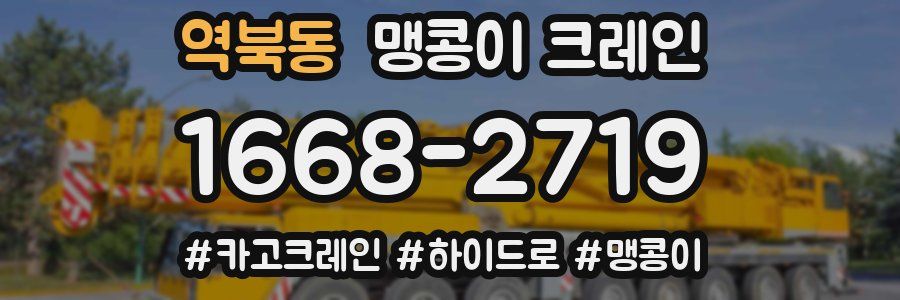 역북동 맹콩이 크레인