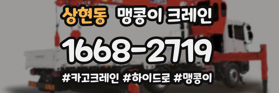 상현동 맹콩이 크레인