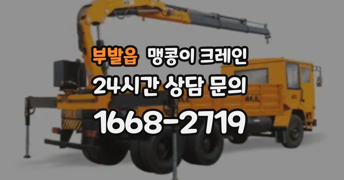 부발읍 맹콩이 크레인