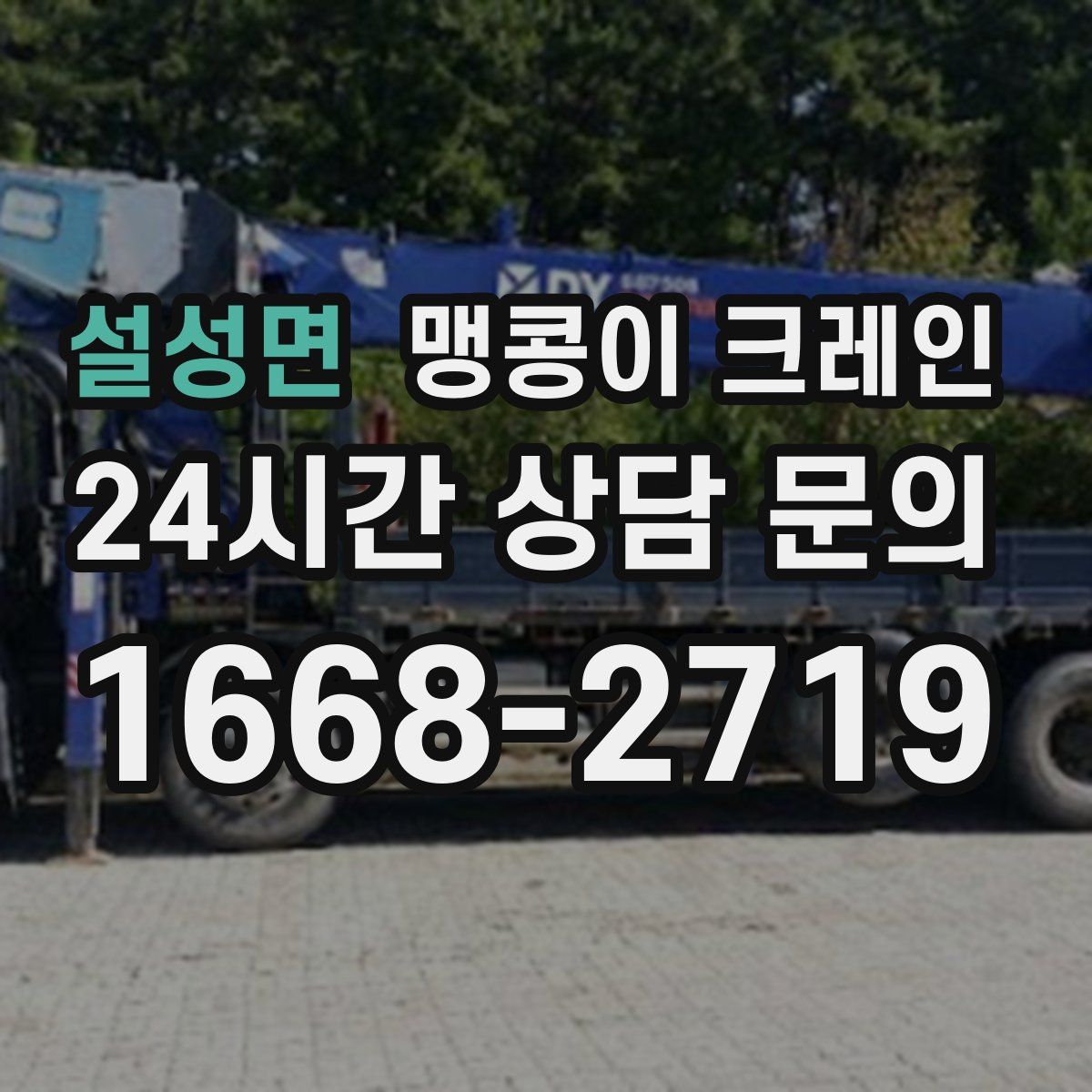 설성면 맹콩이 크레인