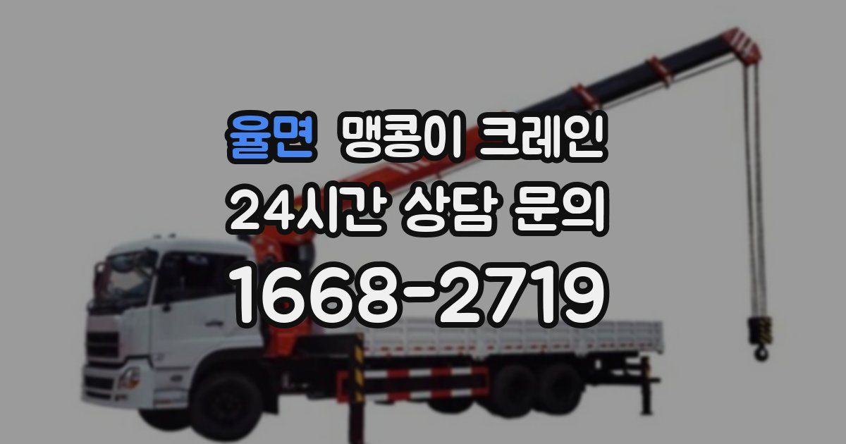 율면 맹콩이 크레인