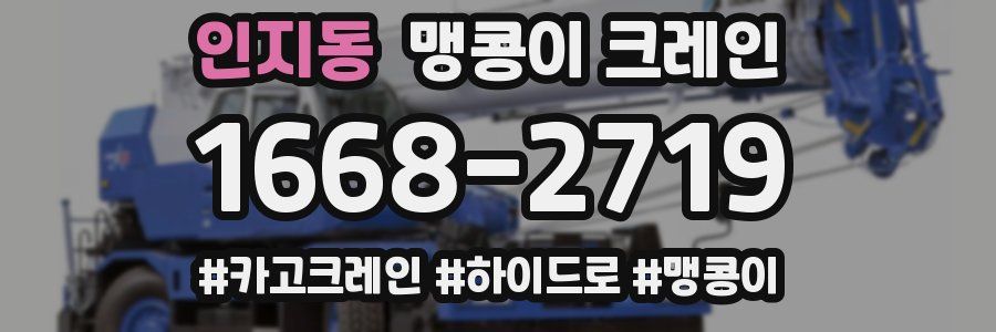 인지동 맹콩이 크레인