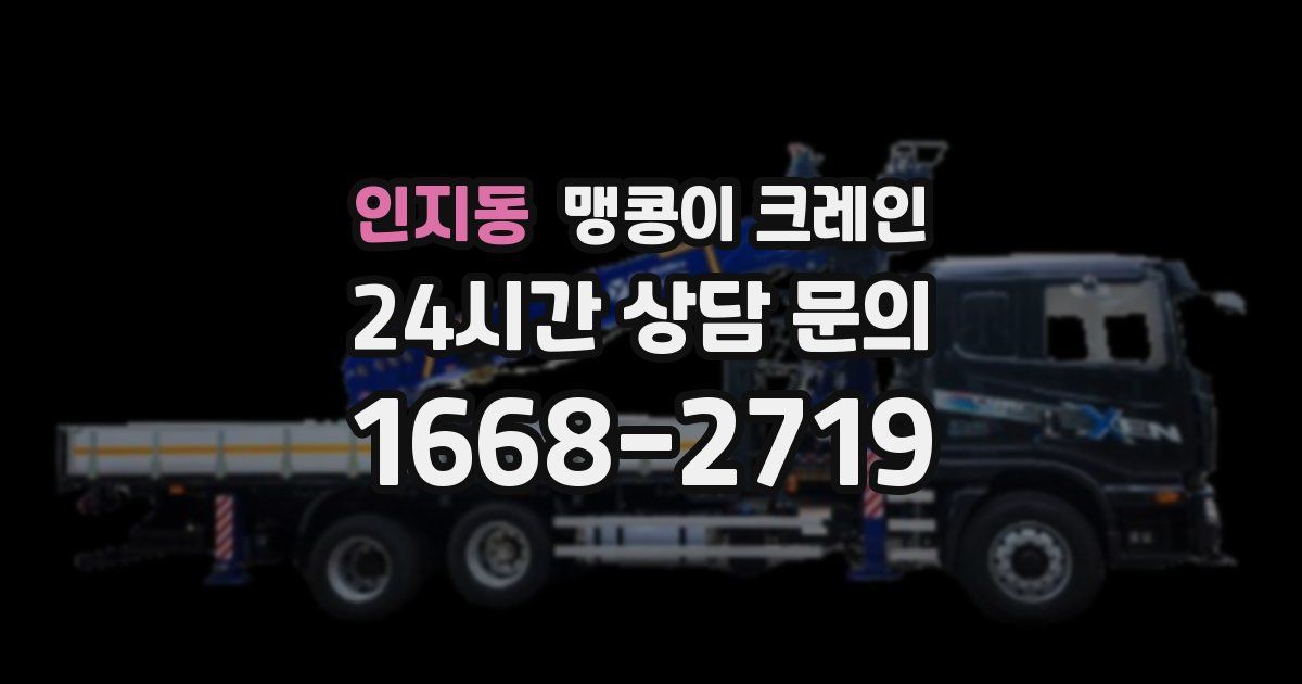 인지동 맹콩이 크레인