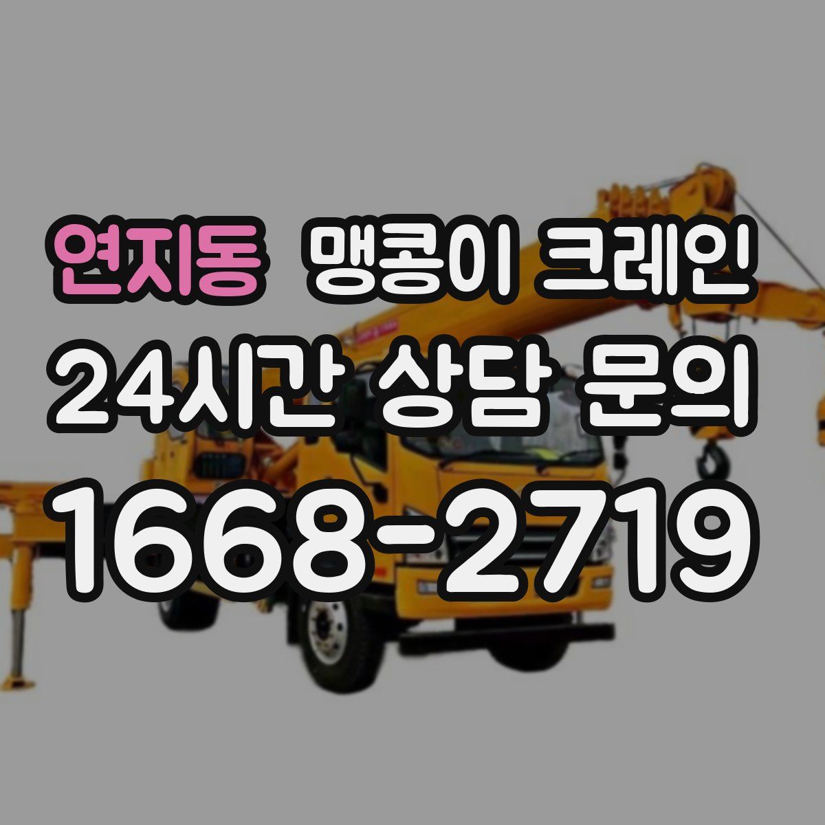 연지동 맹콩이 크레인