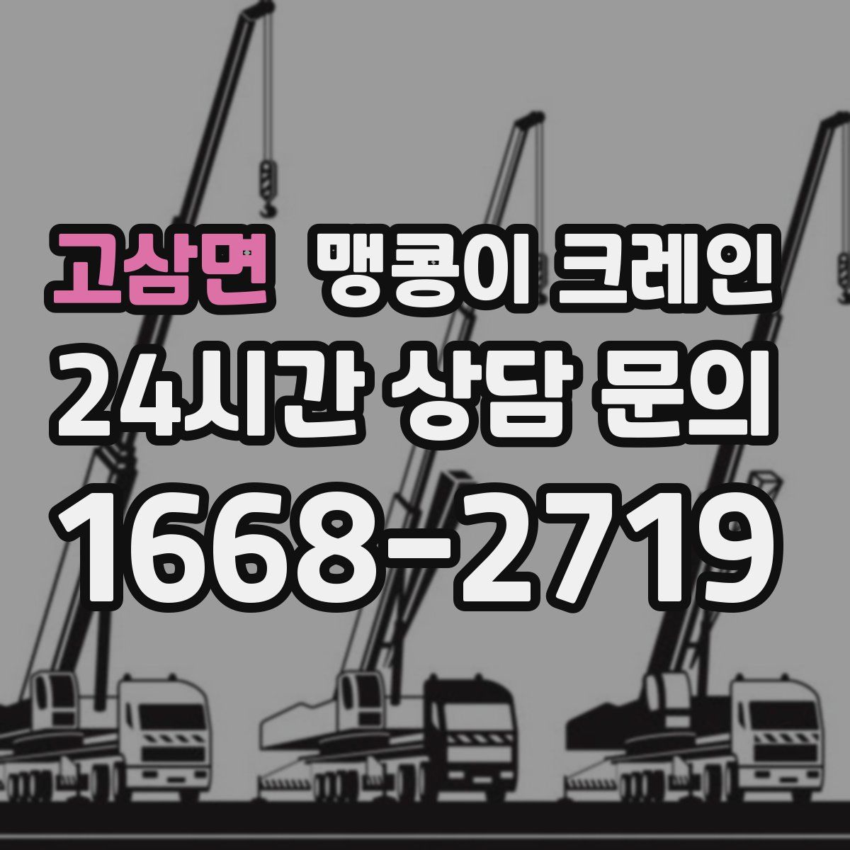 고삼면 맹콩이 크레인