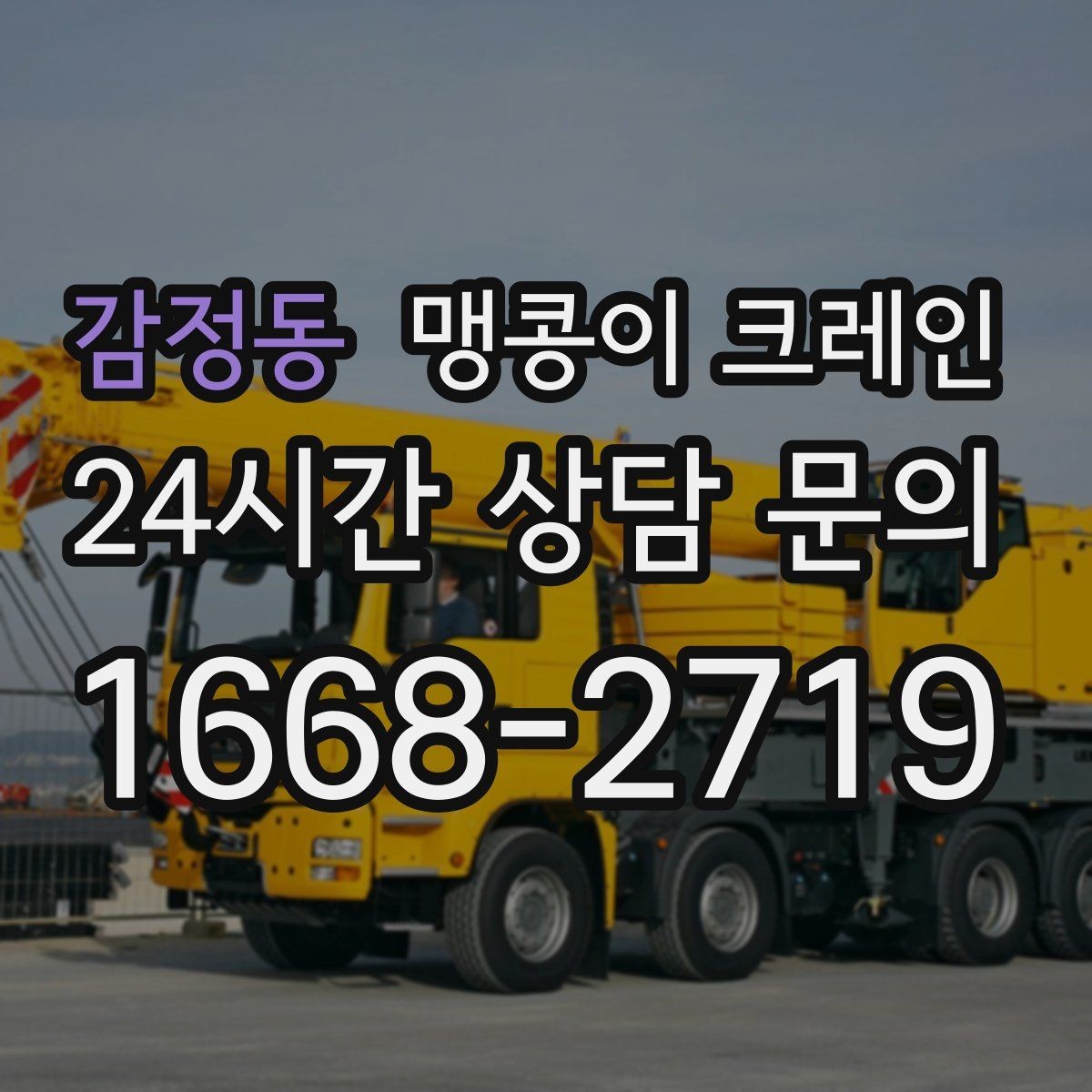 감정동 맹콩이 크레인 좁은 공장 통로 장비 이동에 유리