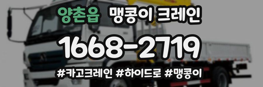 양촌읍 맹콩이 크레인
