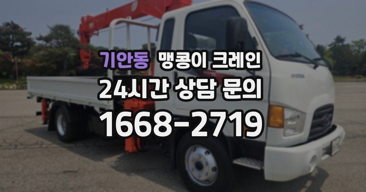 기안동 맹콩이 크레인