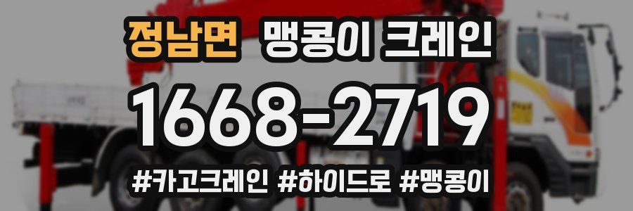 정남면 맹콩이 크레인