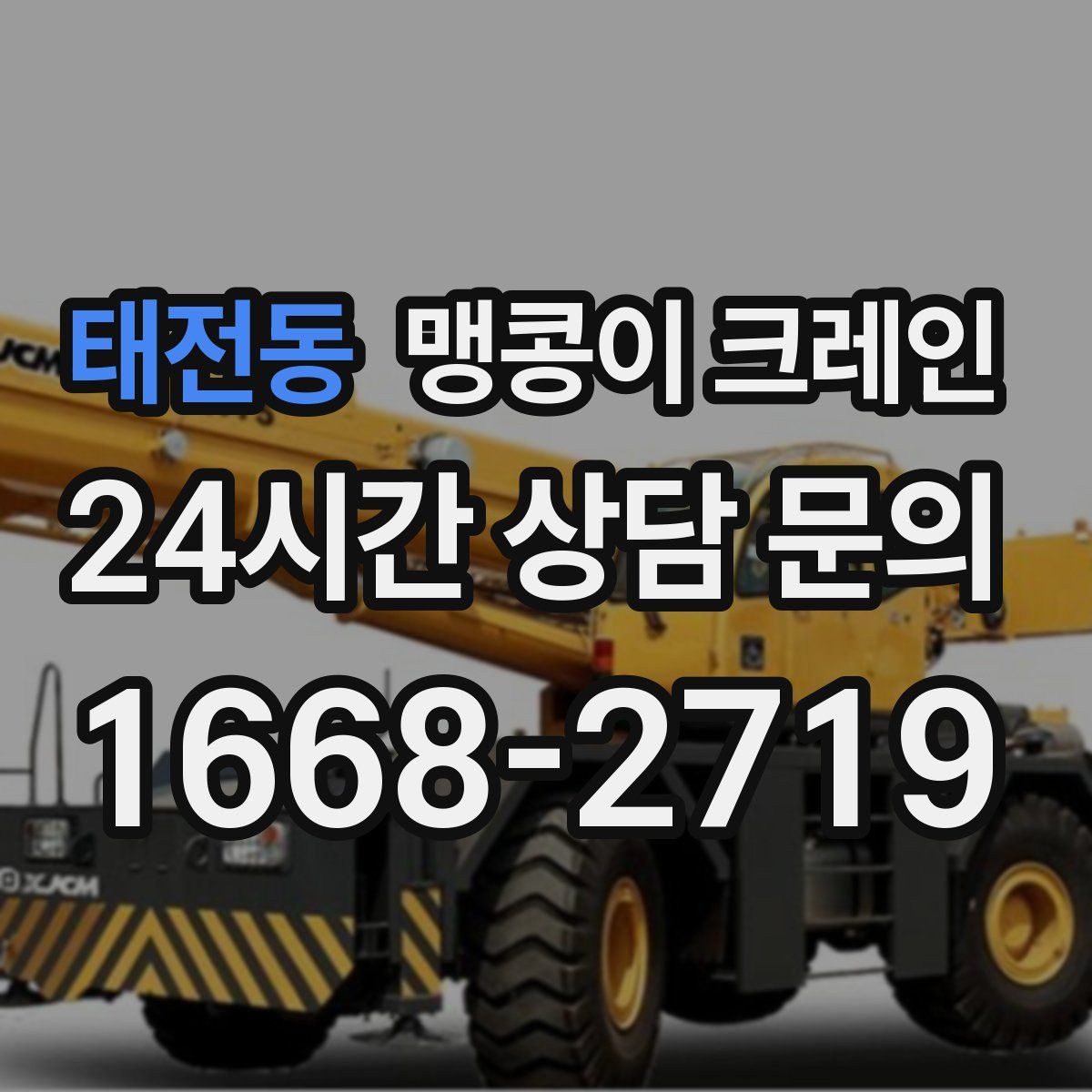 태전동 맹콩이 크레인