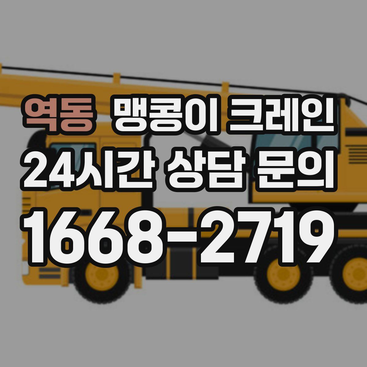 역동 맹콩이 크레인