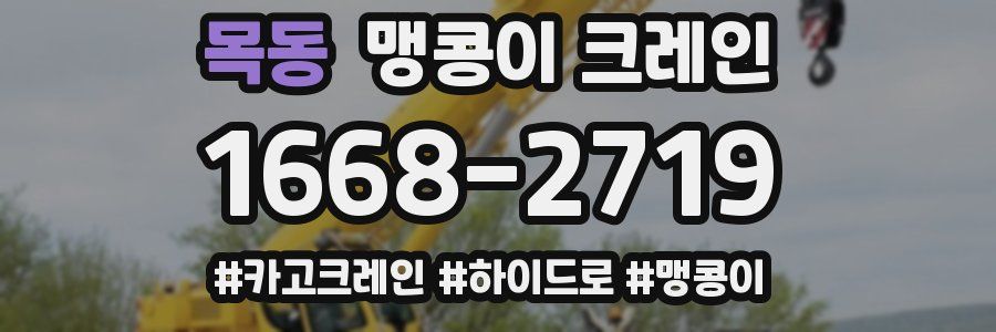 목동 맹콩이 크레인