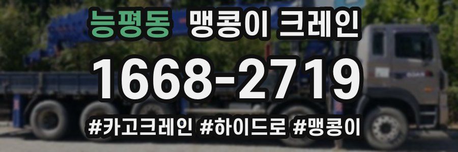 능평동 맹콩이 크레인