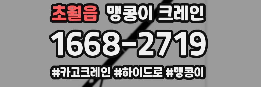 초월읍 맹콩이 크레인