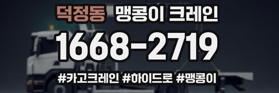 덕정동 맹콩이 크레인