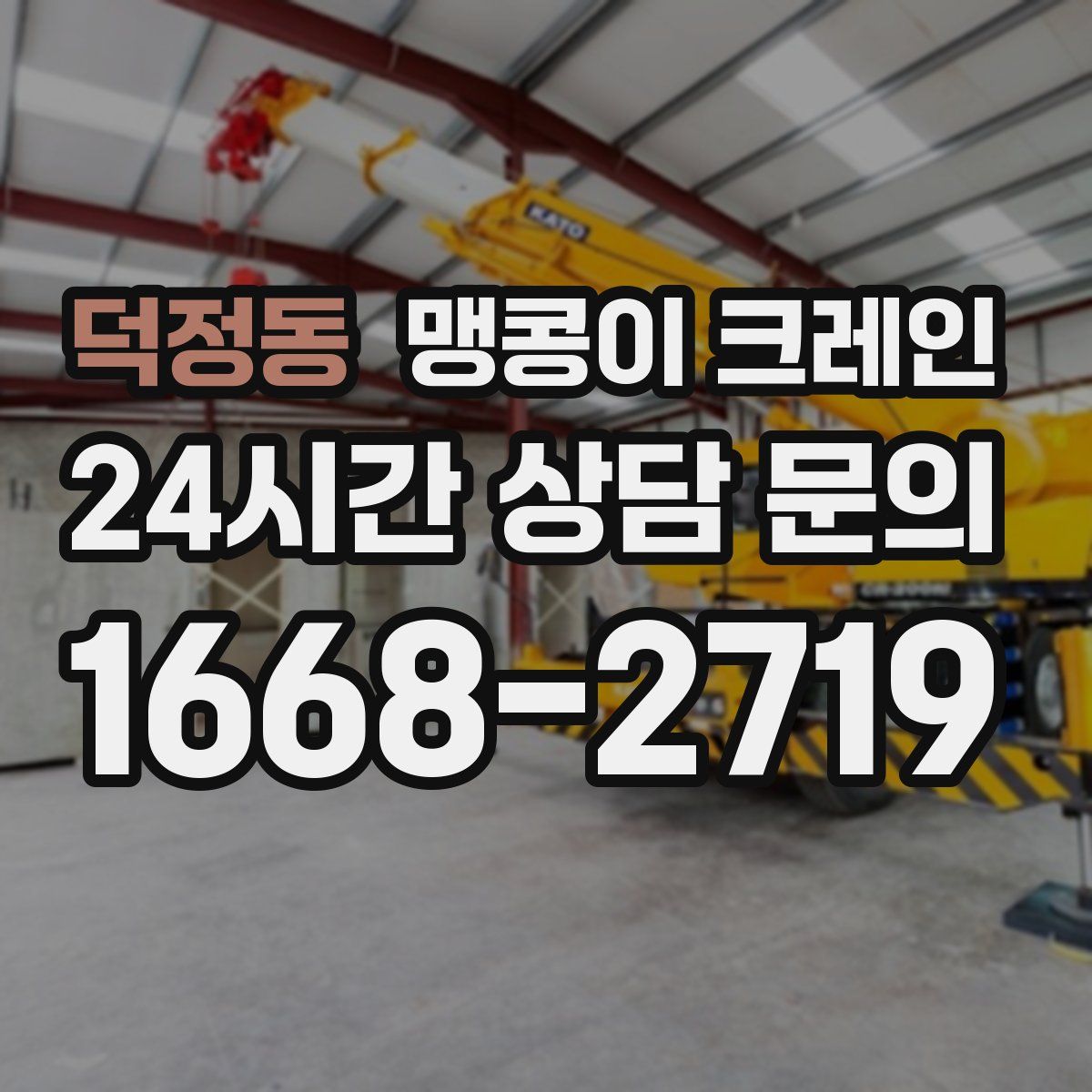덕정동 맹콩이 크레인
