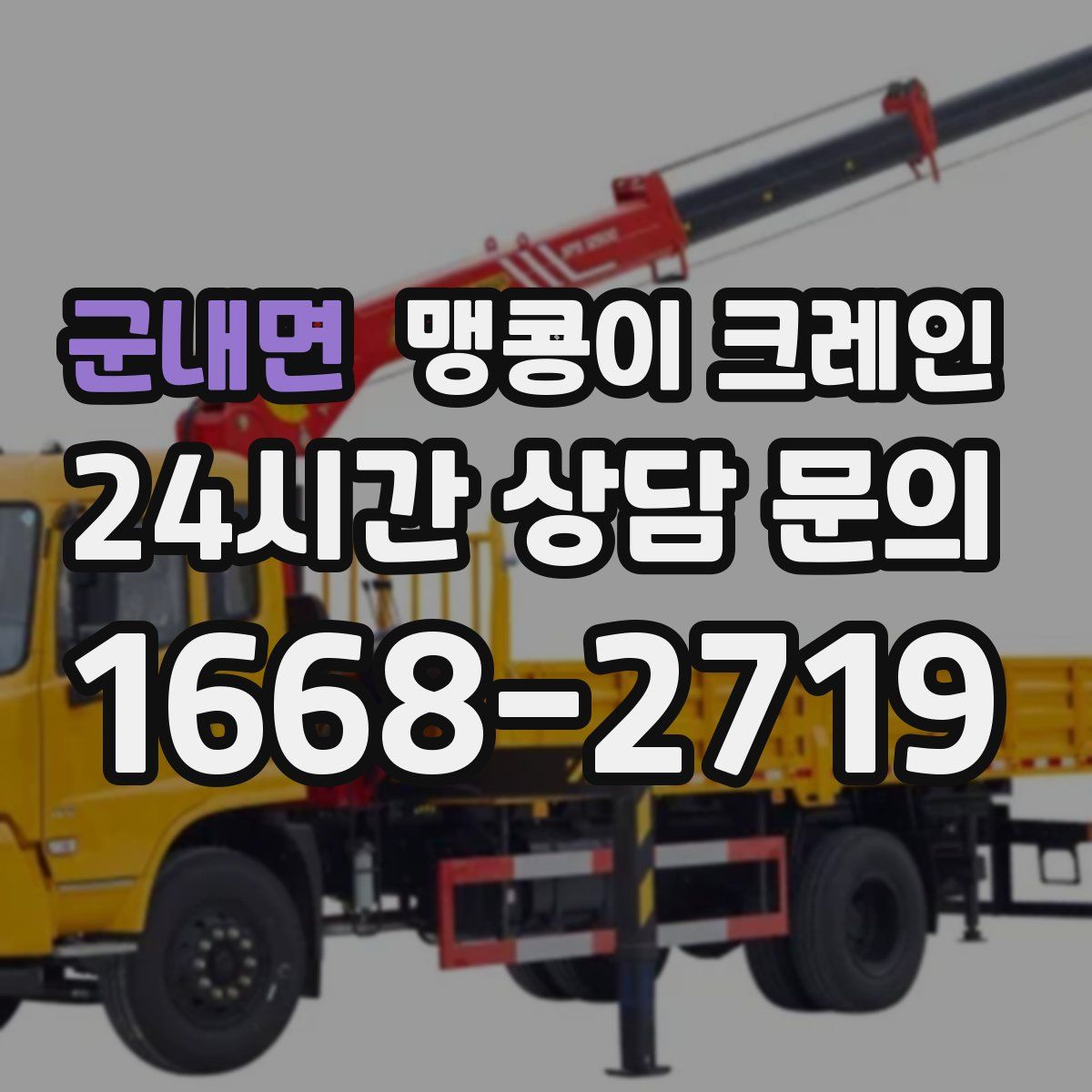 군내면 맹콩이 크레인