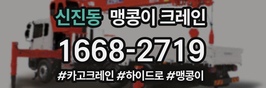 신진동 맹콩이 크레인