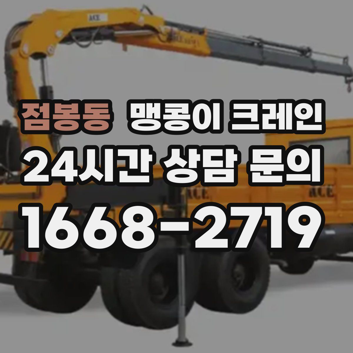 점봉동 맹콩이 크레인