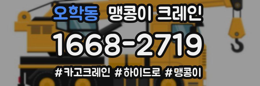 오학동 맹콩이 크레인