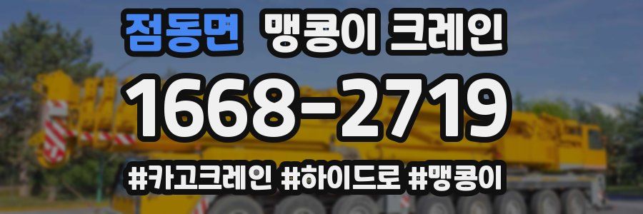 점동면 맹콩이 크레인
