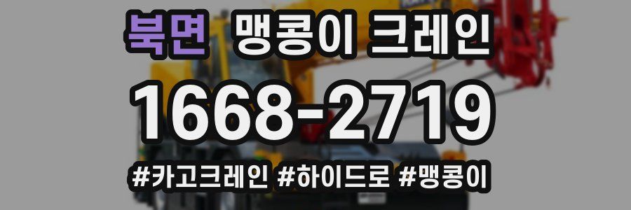 북면 맹콩이 크레인