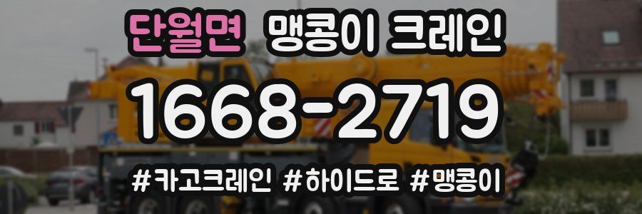 단월면 맹콩이 크레인