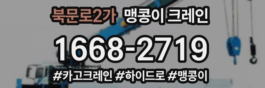 북문로2가 맹콩이 크레인