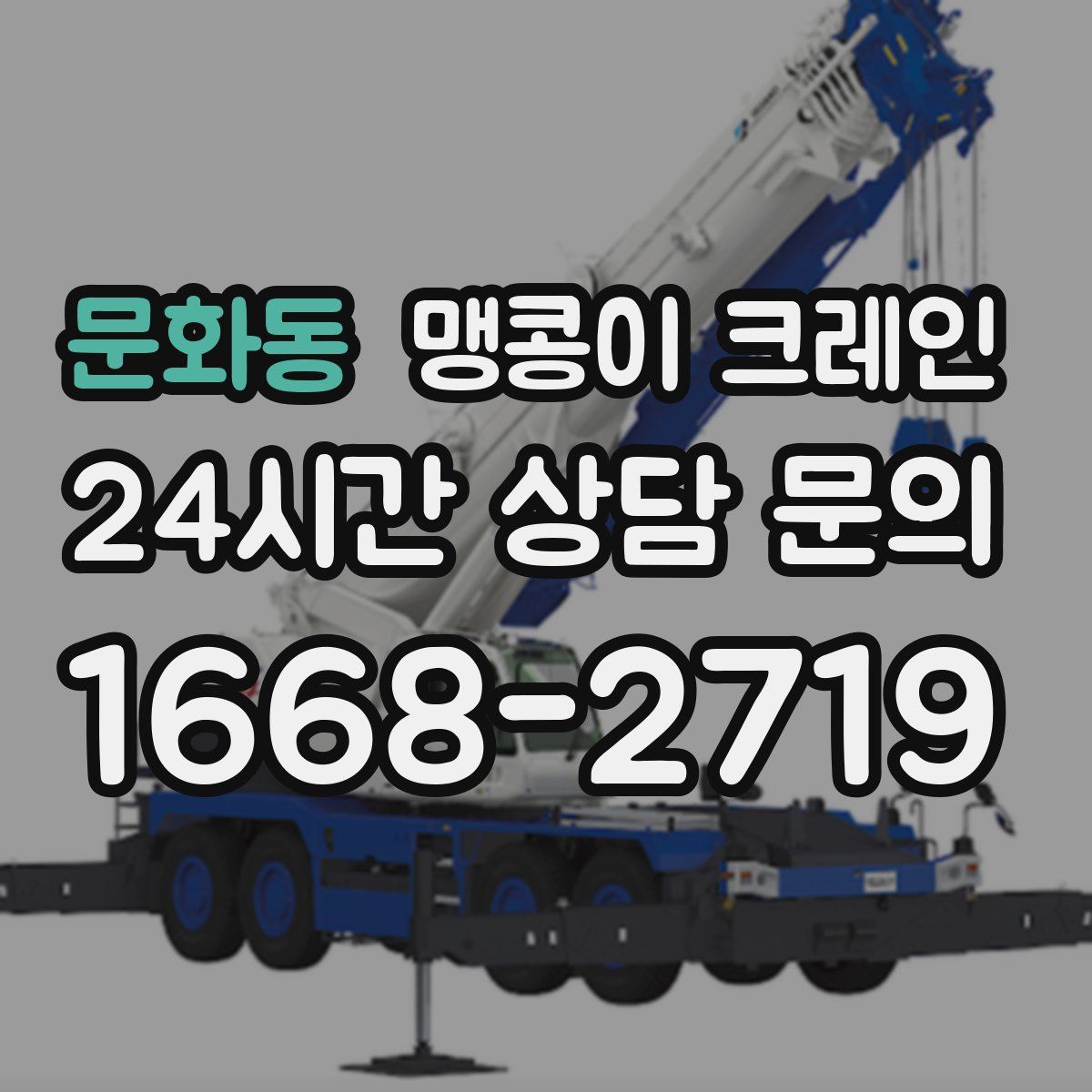 문화동 맹콩이 크레인