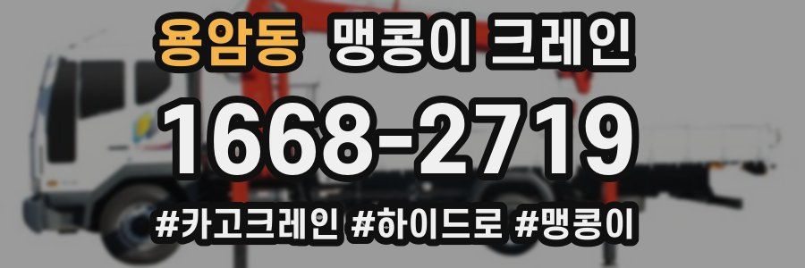 용암동 맹콩이 크레인