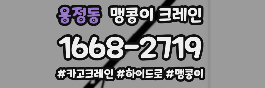 용정동 맹콩이 크레인