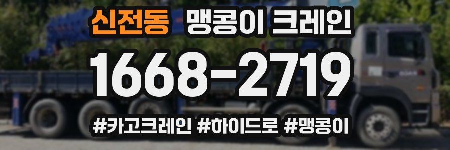 신전동 맹콩이 크레인
