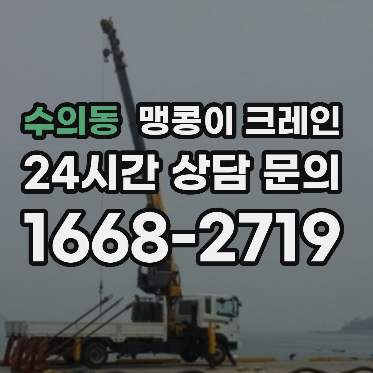수의동 맹콩이 크레인
